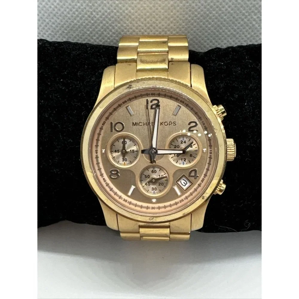 Michael Kors Runway MK5128 Women Stainless Steel Analog Dial Quartz Watch JNA860